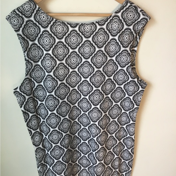 Boden Sleeveless Jersey Shift Dress 12L - Picture 3 of 7